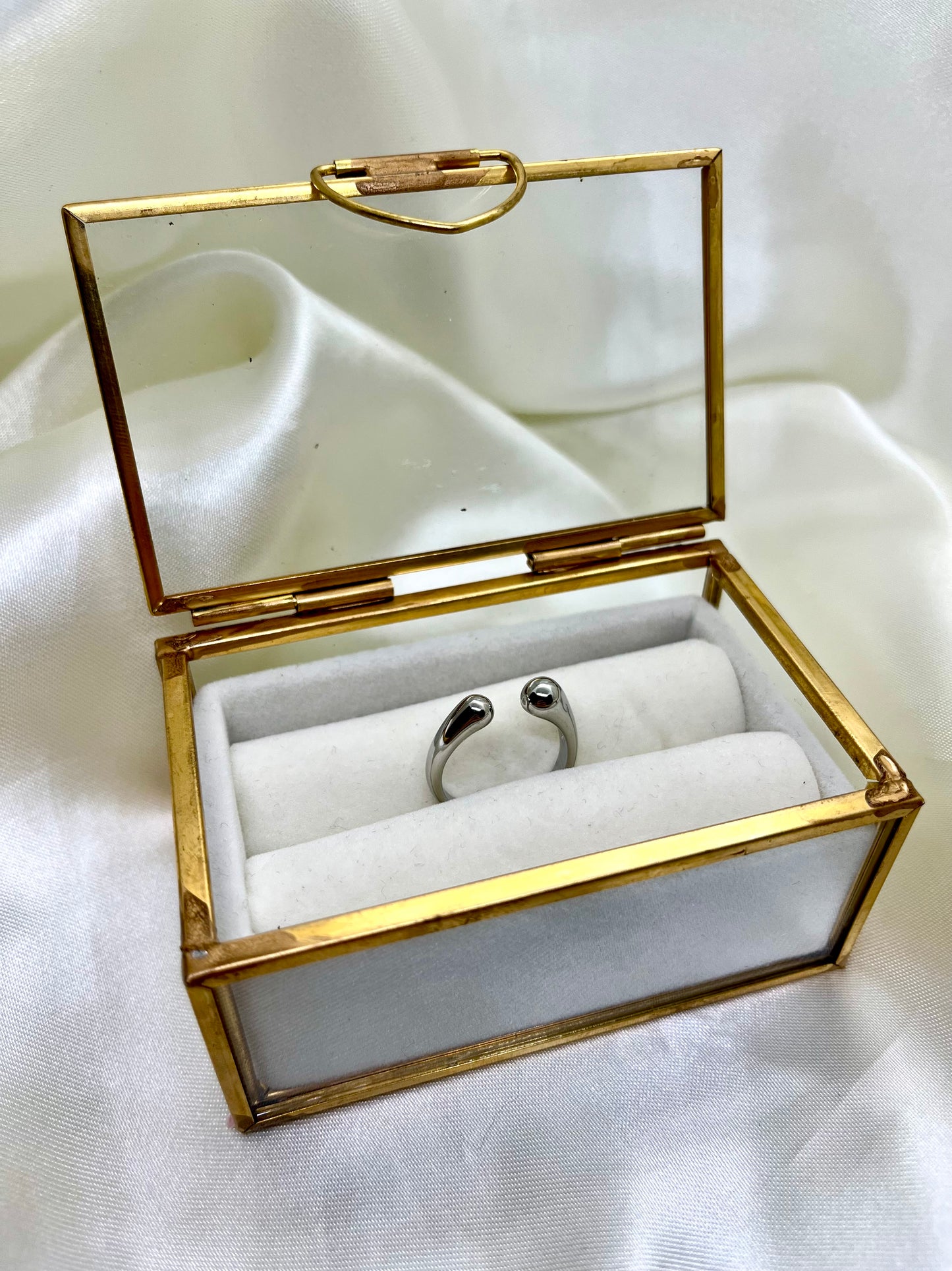 Bague argentée