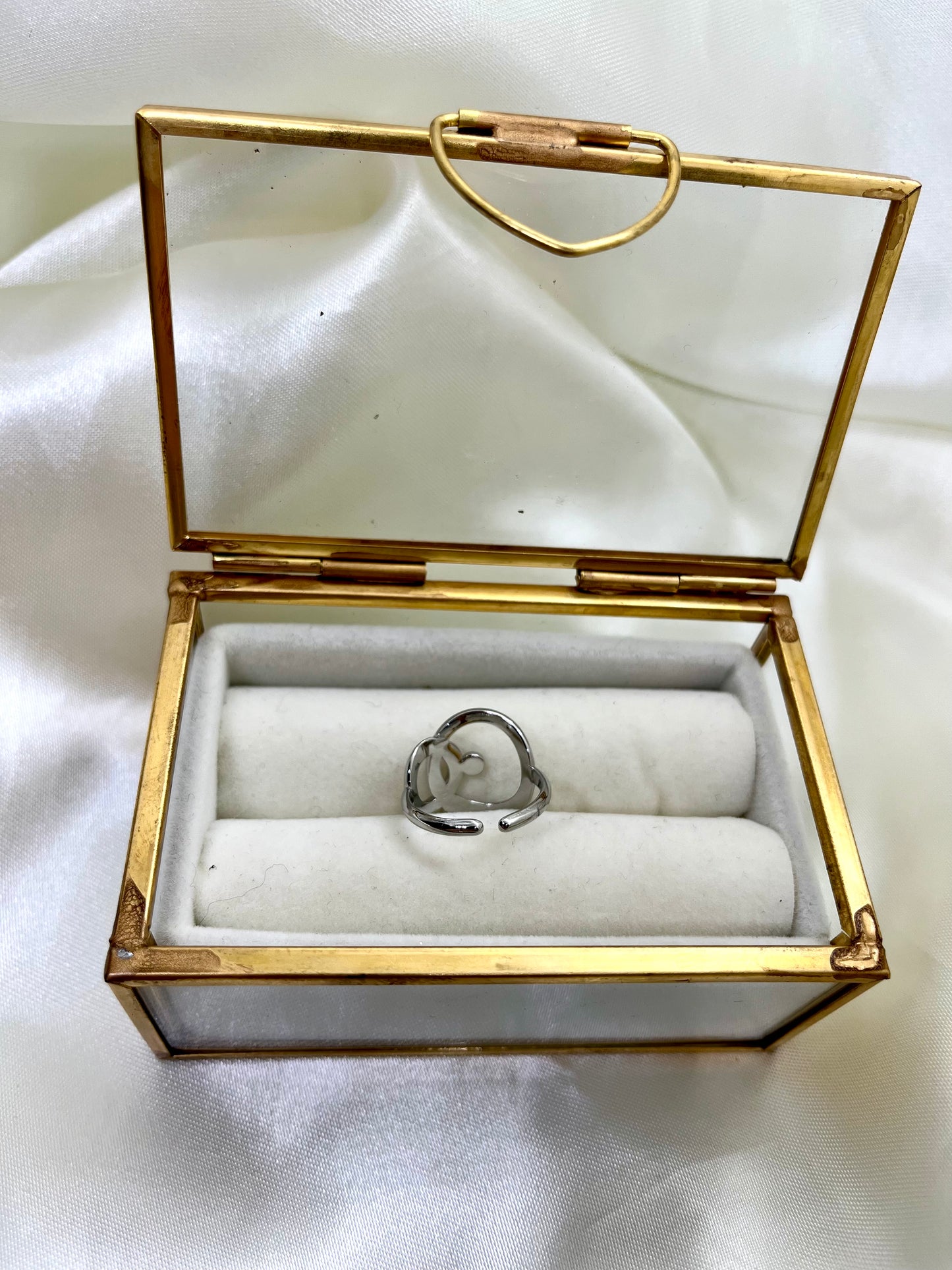 Bague argenté ovale