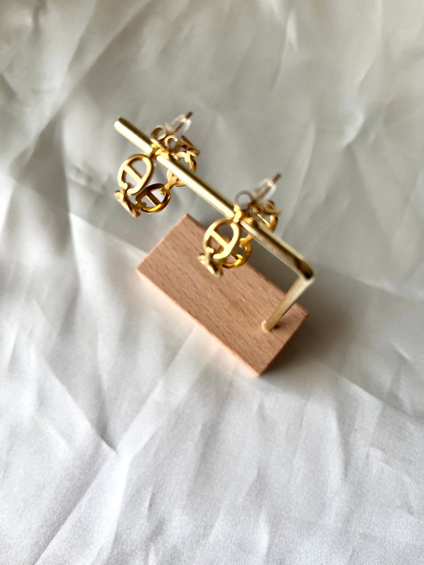Boucles d’oreilles anneaux doré Marin
