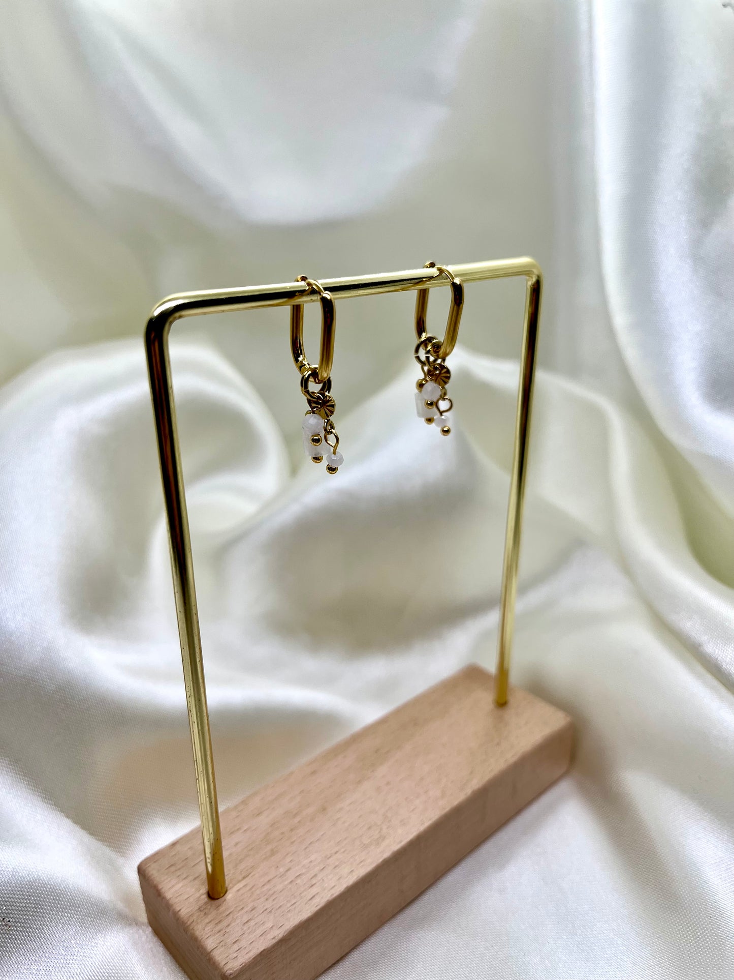 Boucles d’oreilles doré pampilles