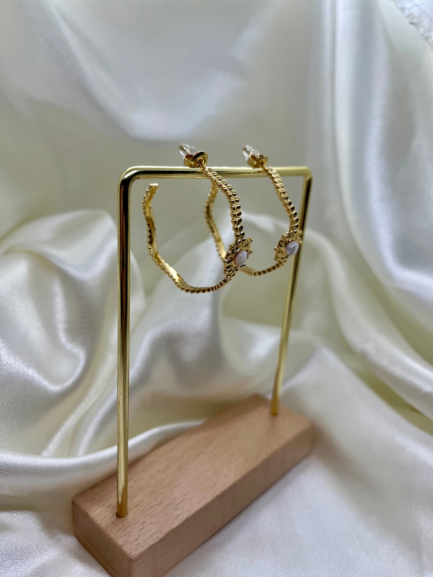 Boucles anneaux doré