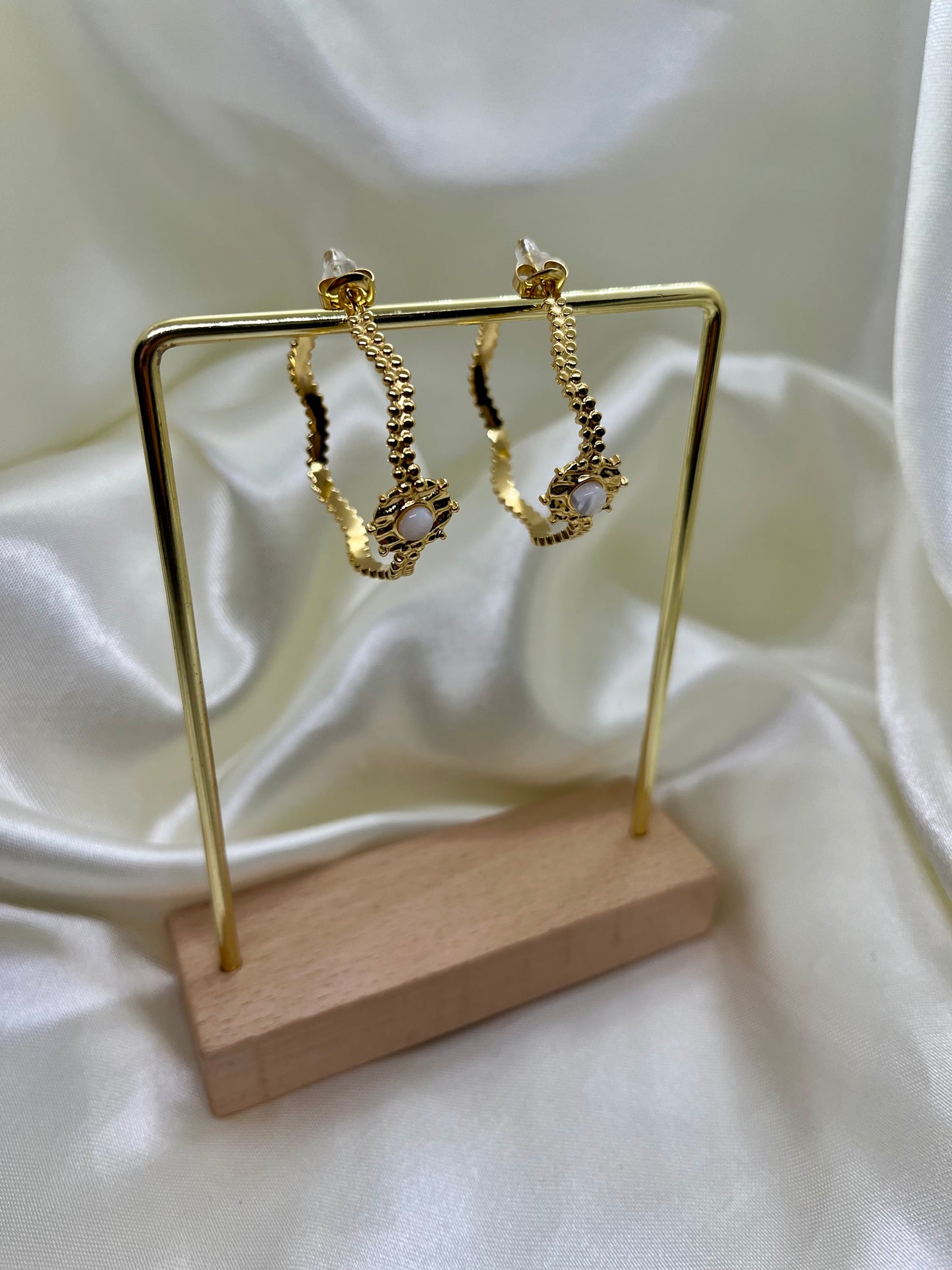Boucles anneaux doré