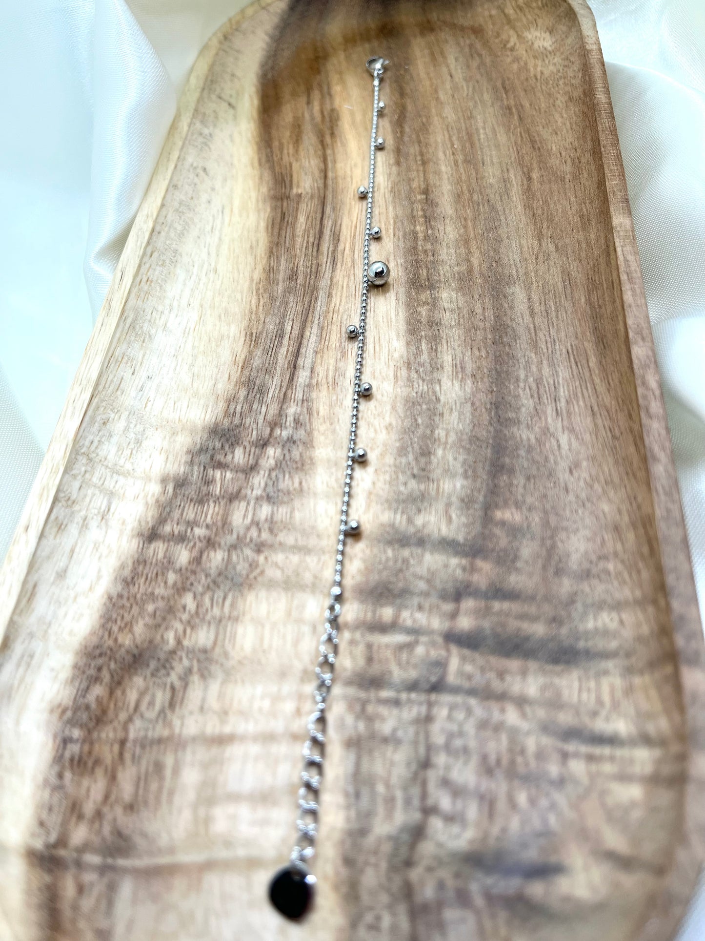 Bracelet argenté boules