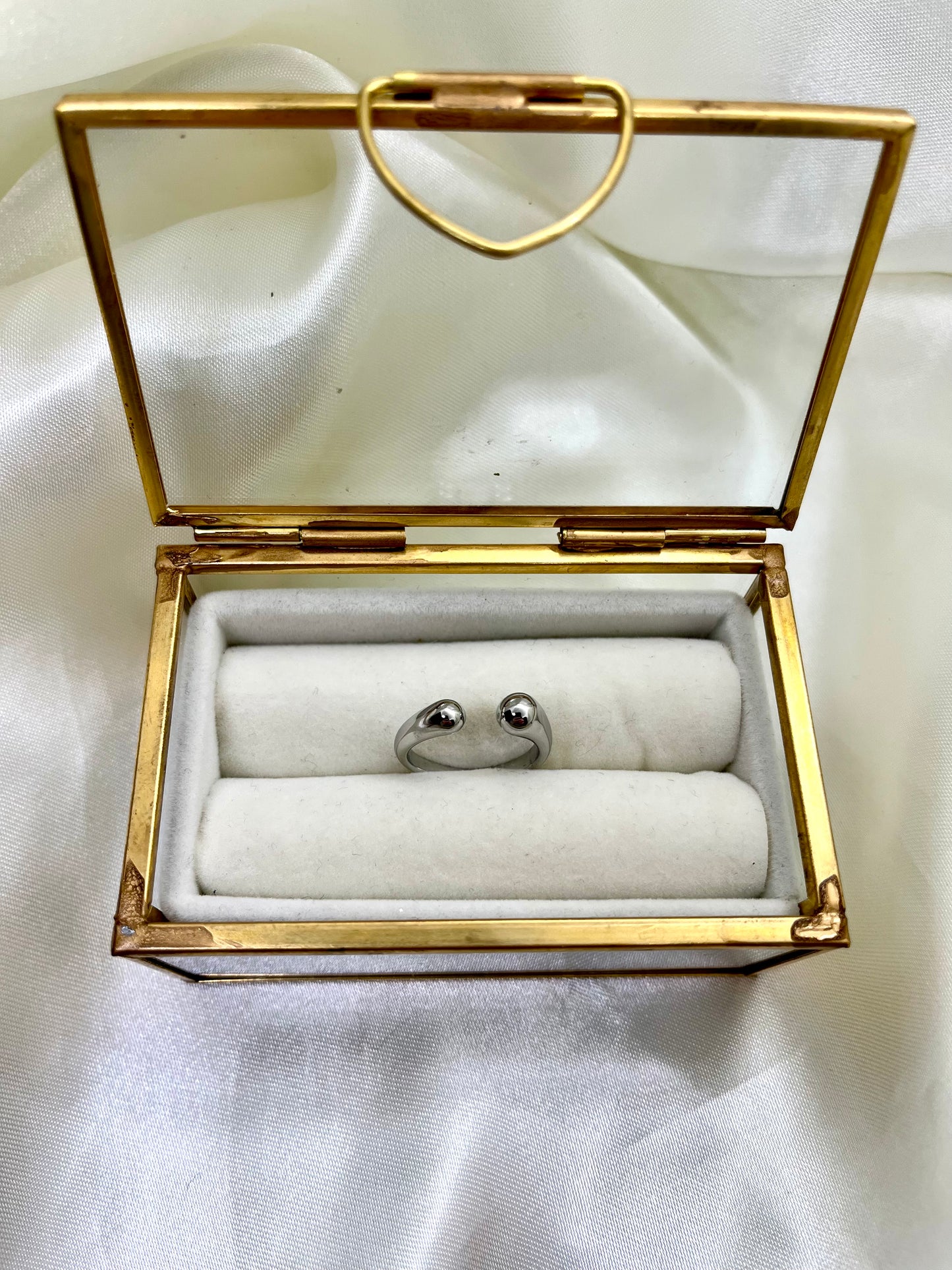Bague argentée
