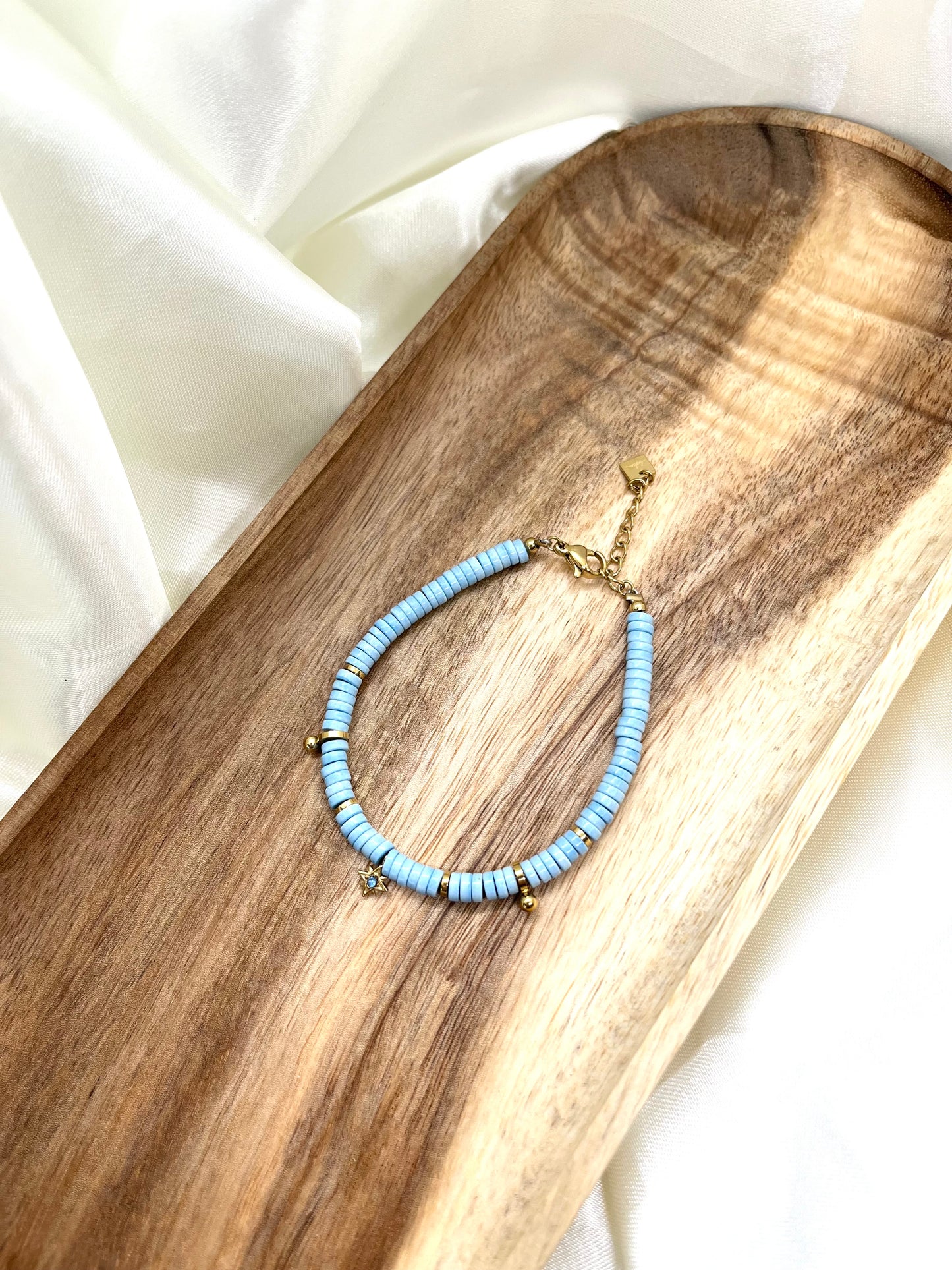 Bracelet perles turquoise Sansa