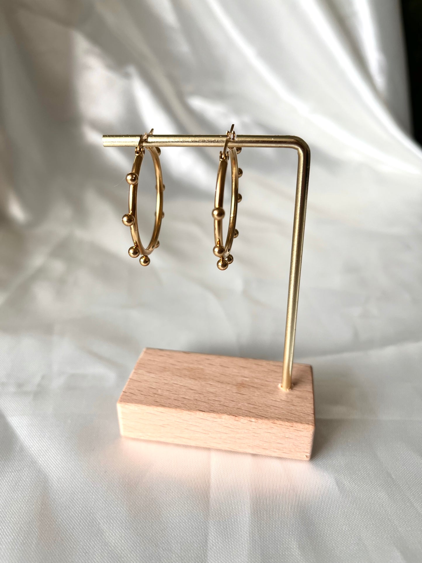 Boucles d’oreilles anneaux doré Vivi
