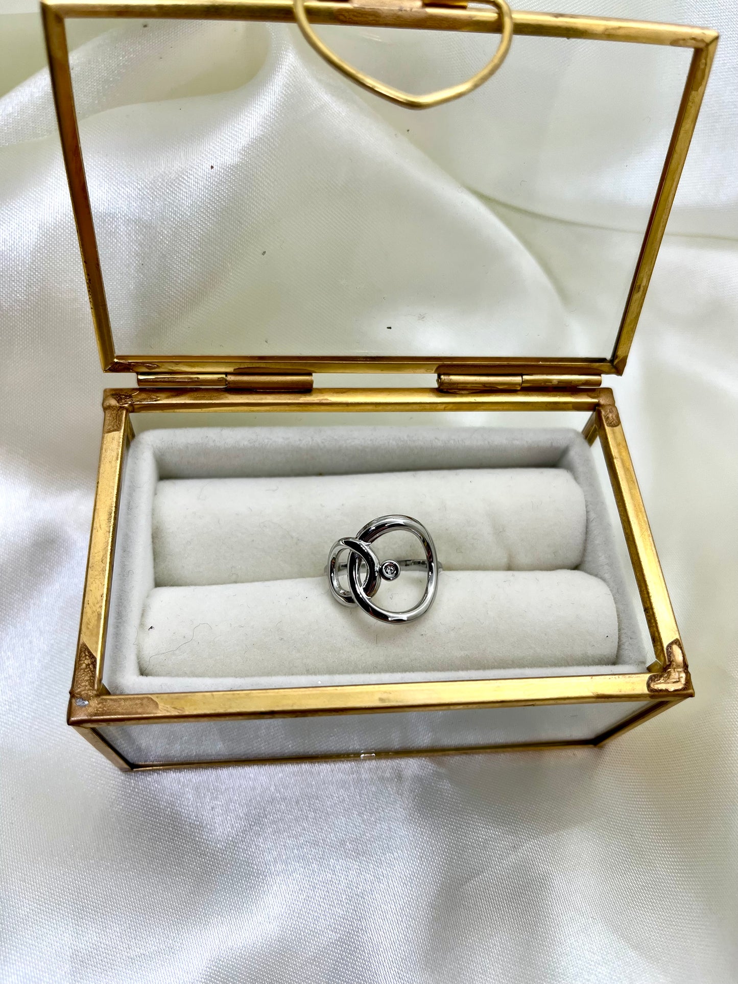 Bague argenté ovale
