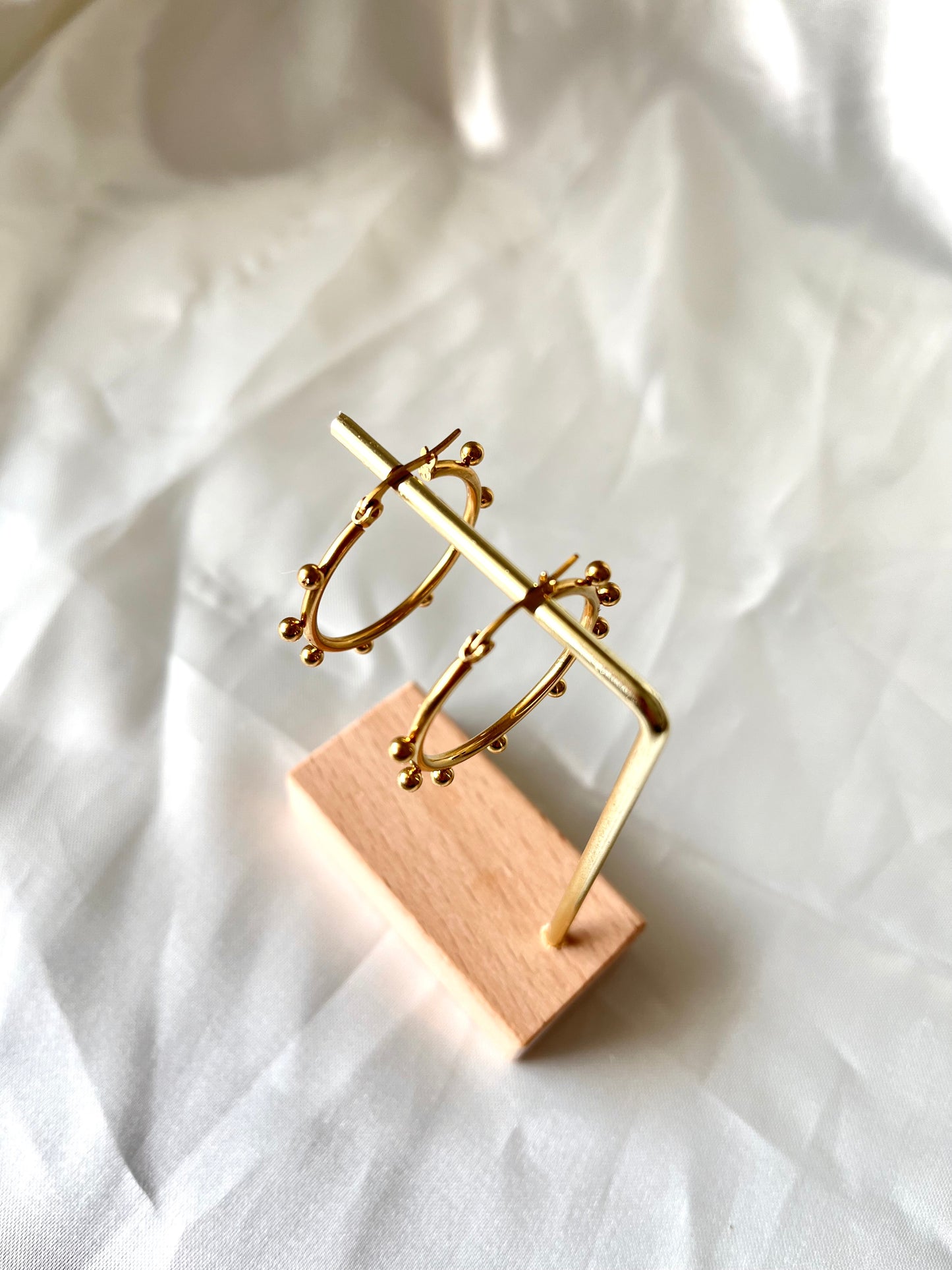 Boucles d’oreilles anneaux doré Vivi