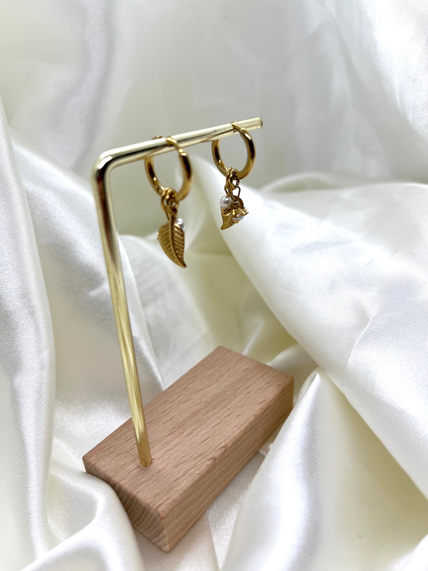 Boucles d’oreilles doré pampilles Aleana