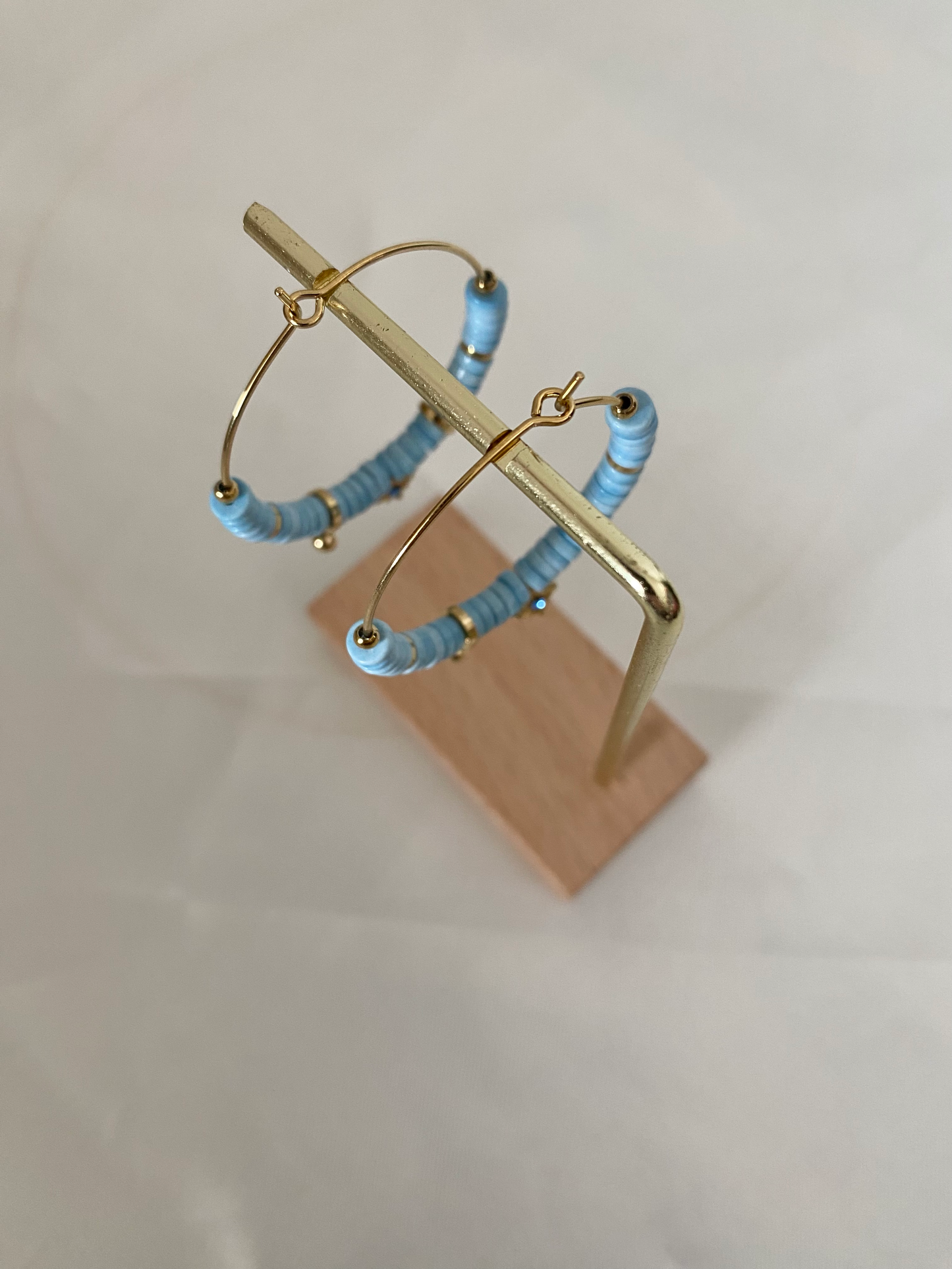 Boucles d'oreilles Evy bleu