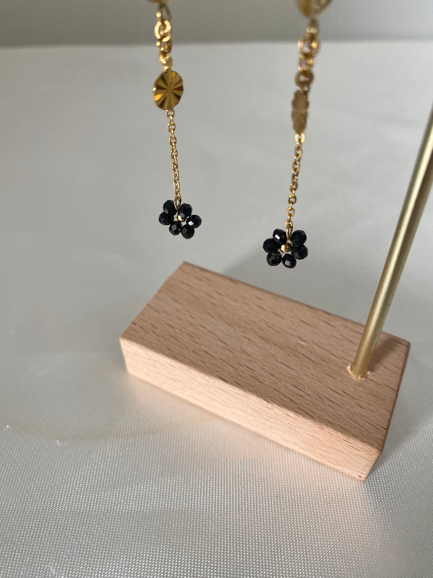 Boucles d'oreilles Aya noir