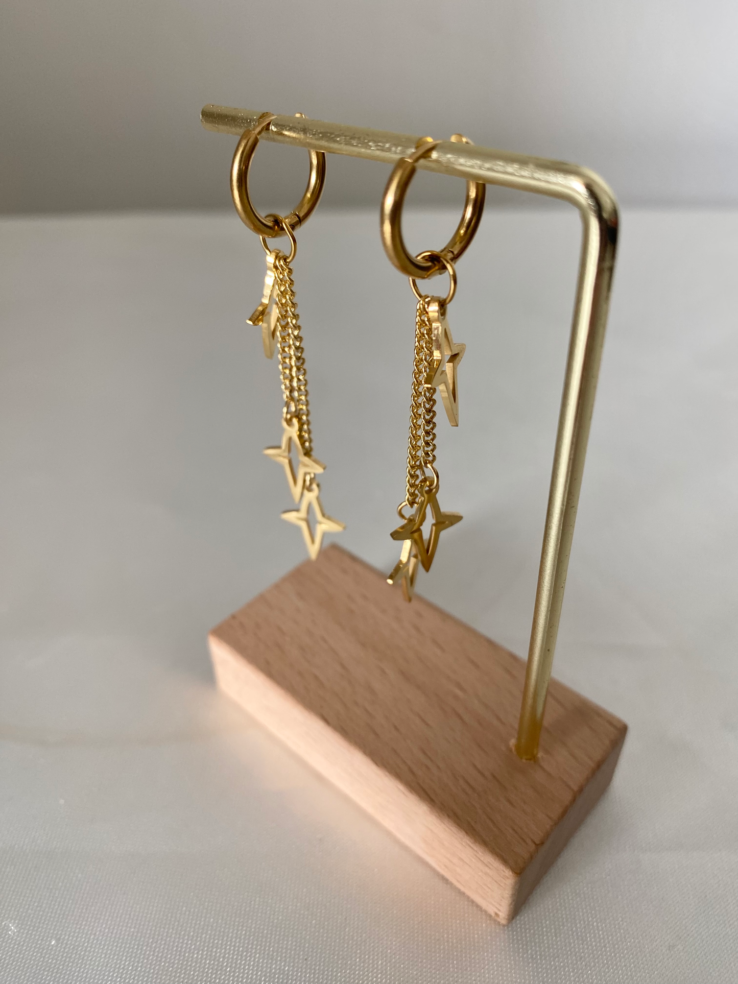Boucles d'oreilles doré Sana