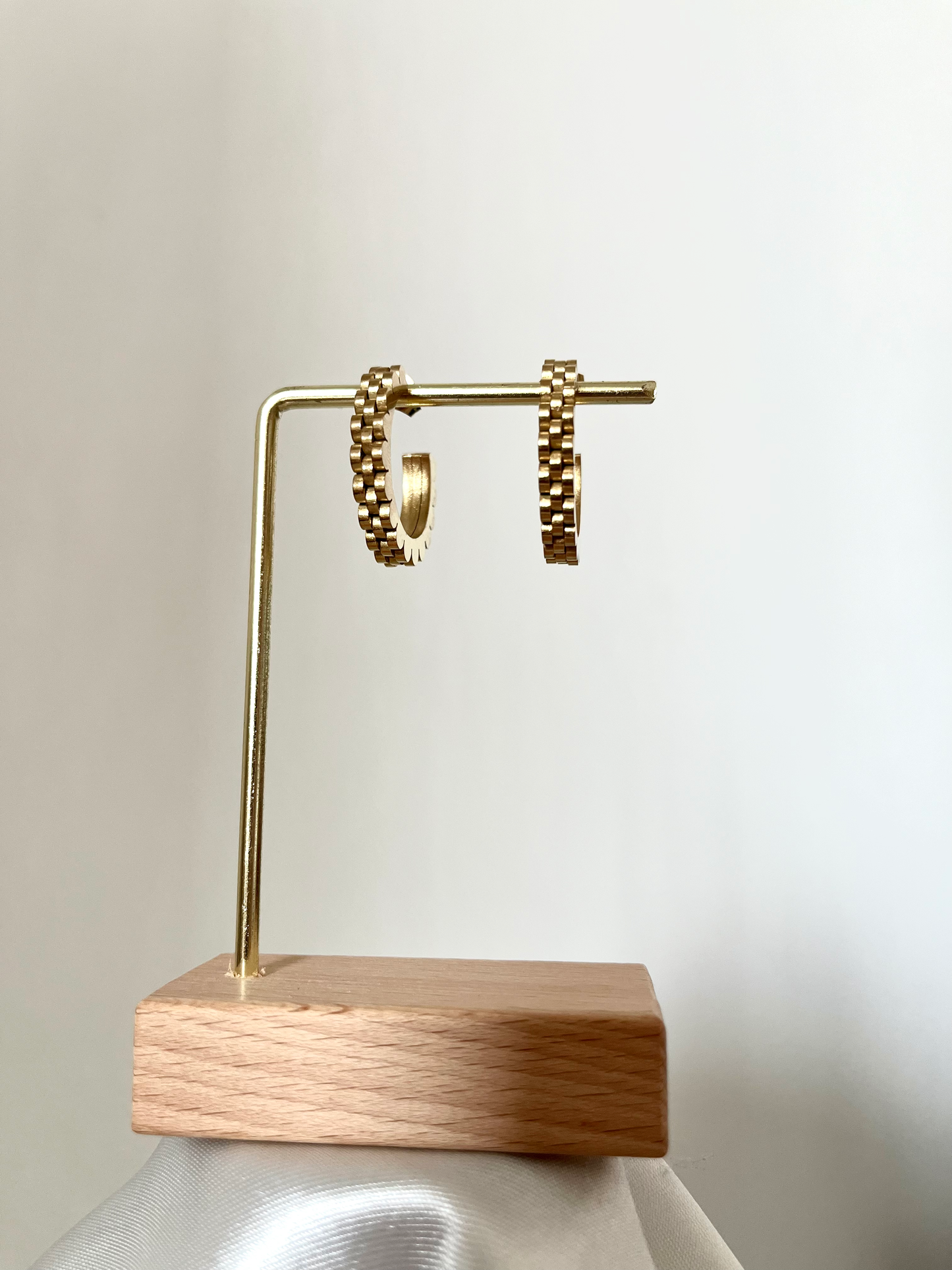 Boucles d'oreilles anneaux doré Carry