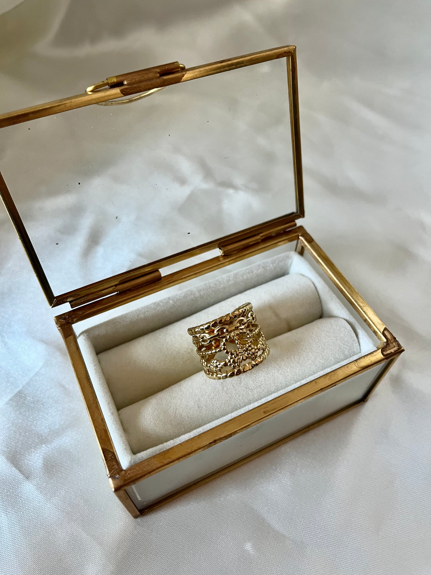 Bague doré Ornela