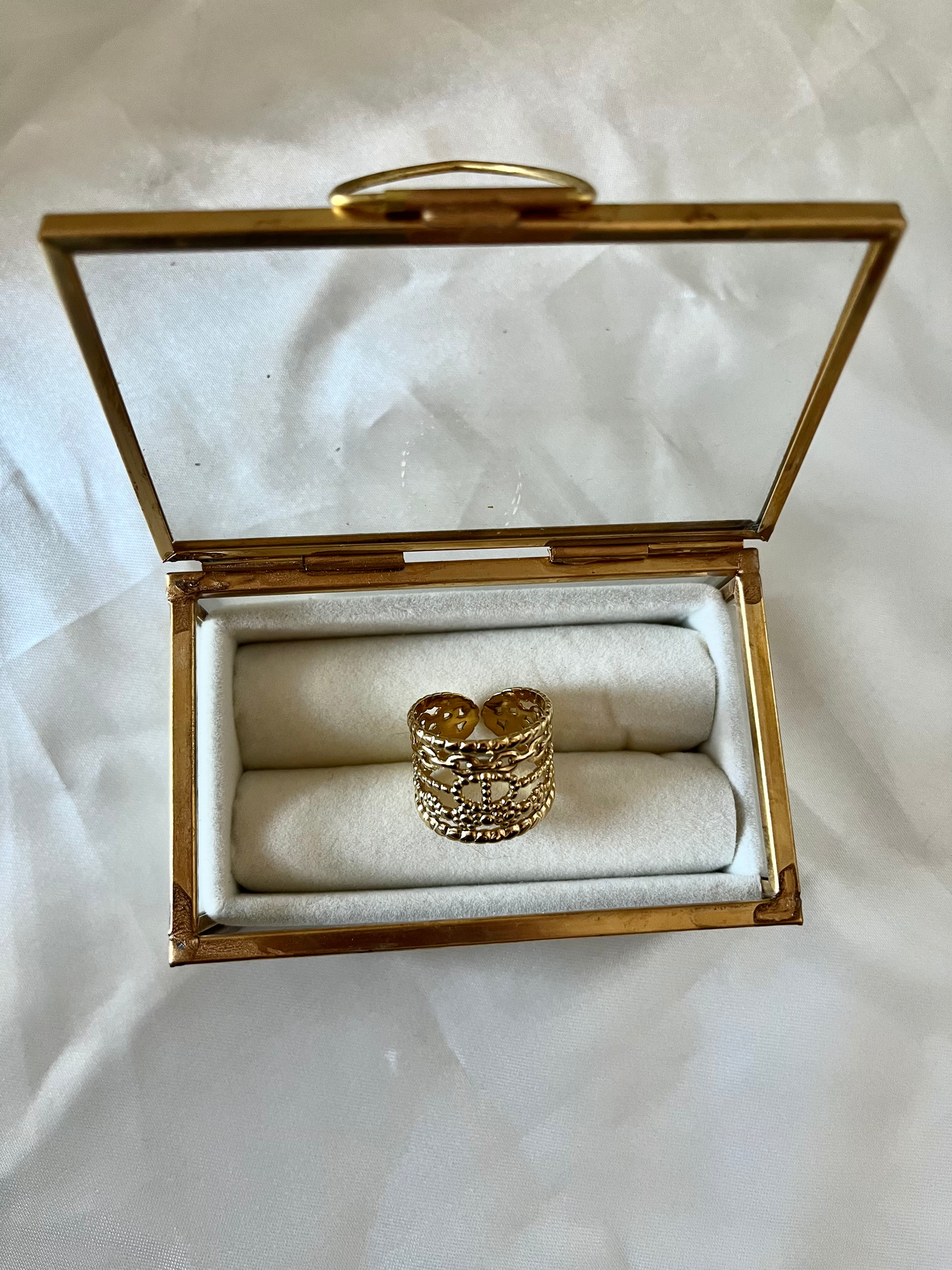 Bague doré Ornela