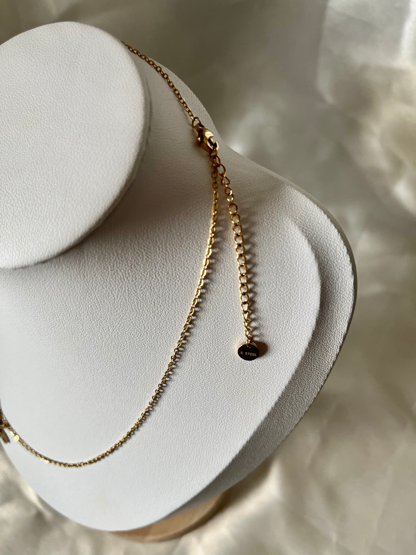 Collier doré et strass Alvina