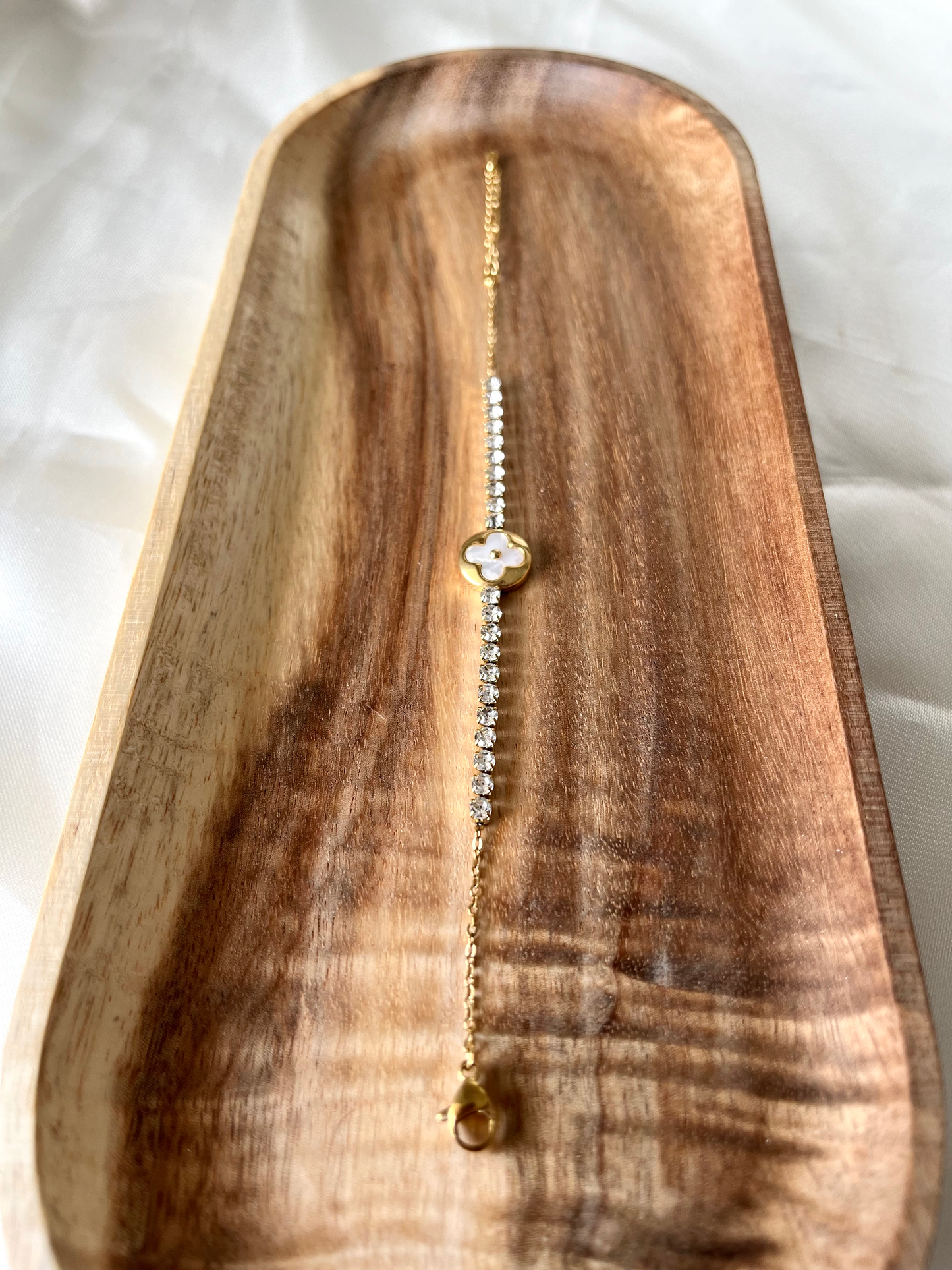 Bracelet doré et strass Ampat