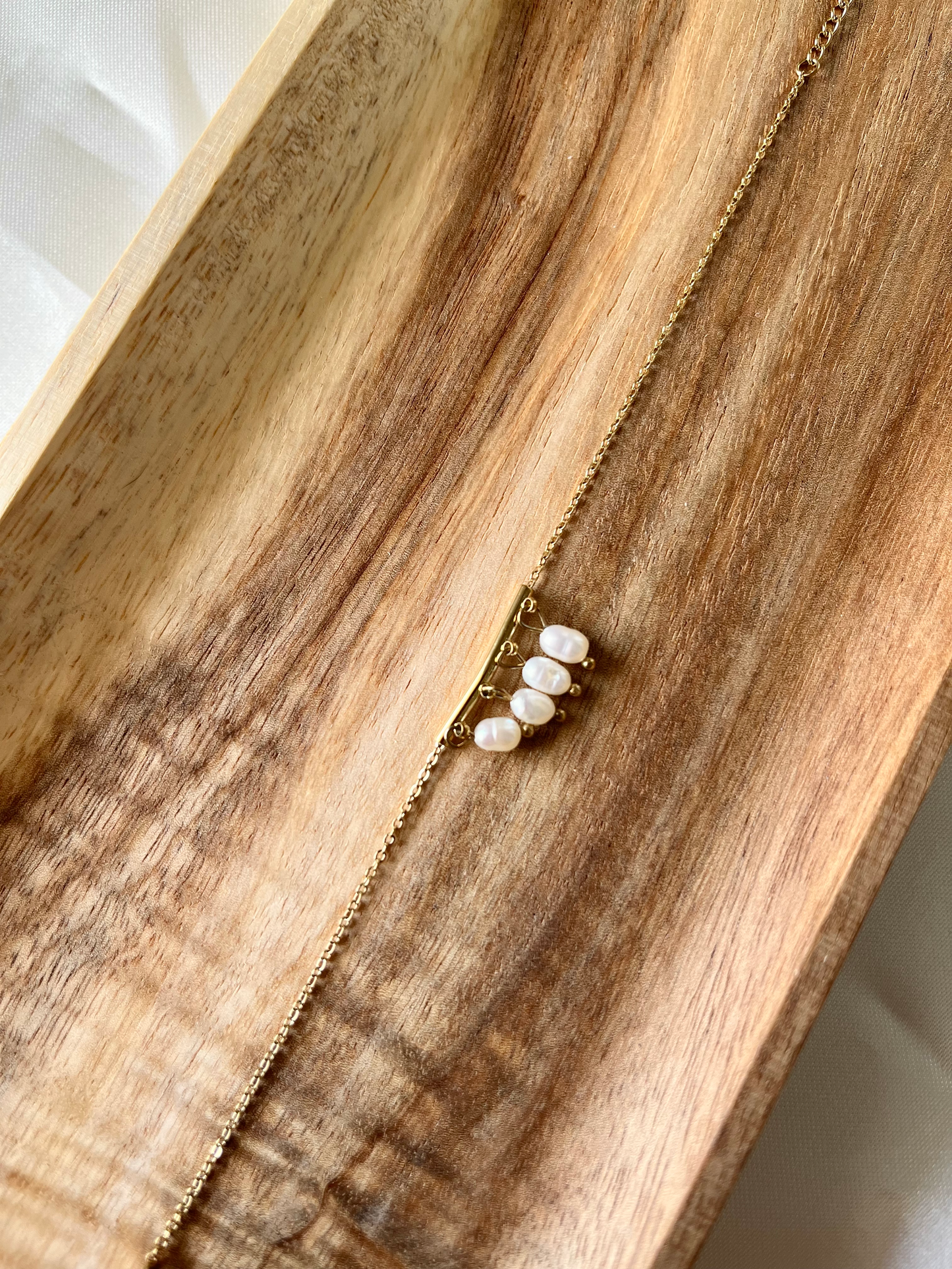 Bracelet doré et nacré Donna