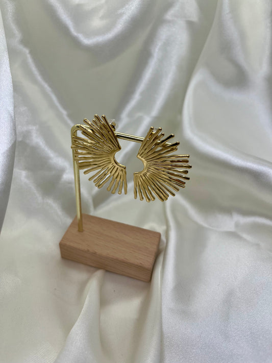 Boucles d’oreilles dorées