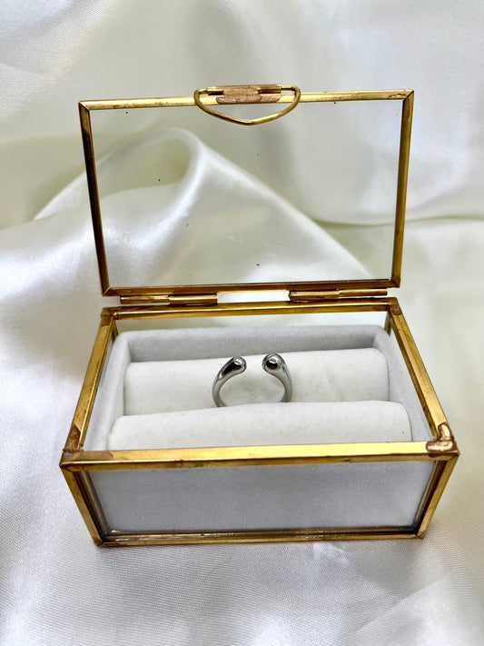 Bague argentée
