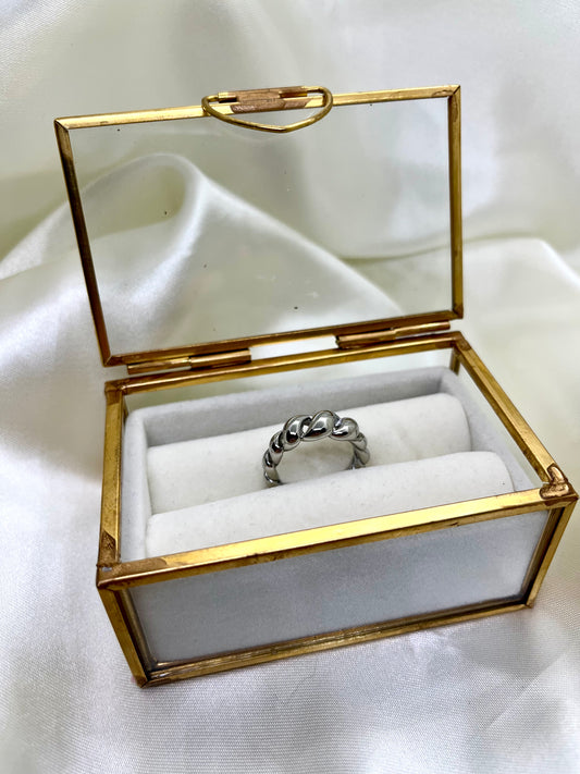Bague argentée