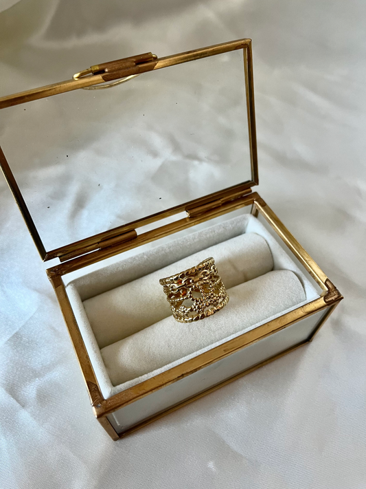 Bague doré Ornela