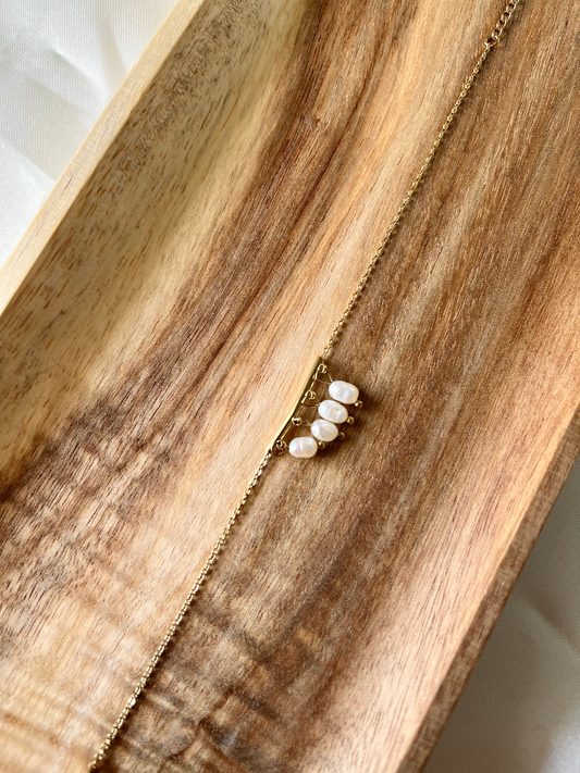Bracelet doré et nacré Donna